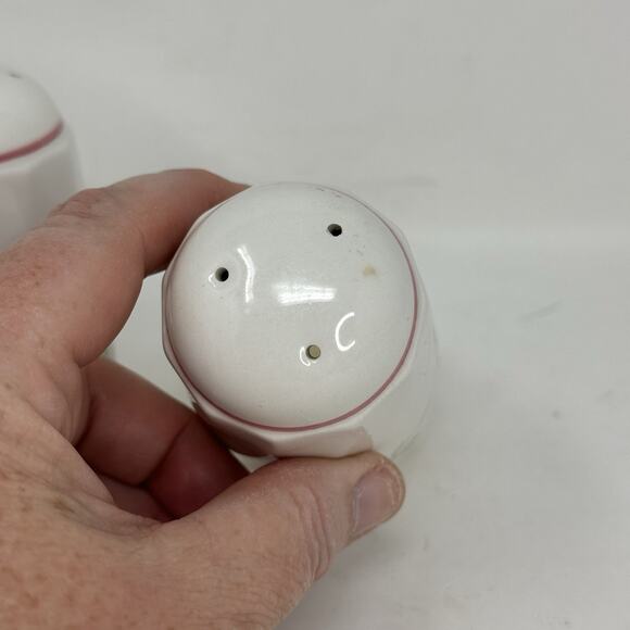 Johnson Brothers Summer Chinz Salt & Pepper Shakers - MISSING ONE PLUG - Picture 4 of 6